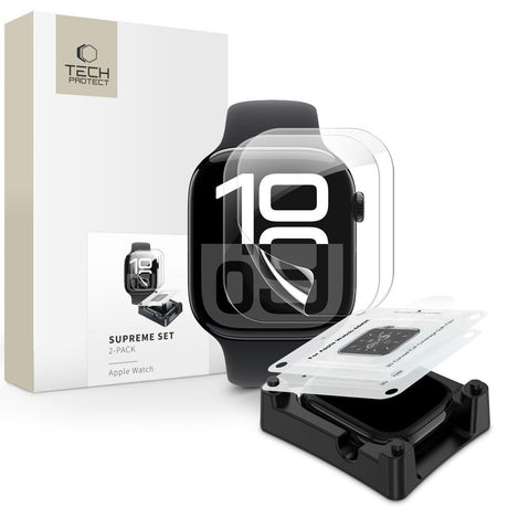 Tech-Protect Apple Watch 11 / 10 (46mm) Beskyttelsesglas - Gennemsigtig