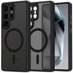 Samsung Galaxy S25 Ultra Tech-Protect MagCam Cover - MagSafe Kompatibel - Mat Sort