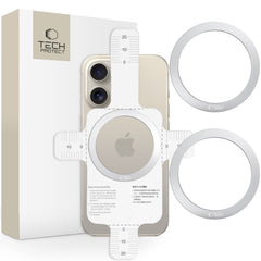 Tech-Protect MMP-110 Magnetisk MagSafe Ring - Sølv / Sølv