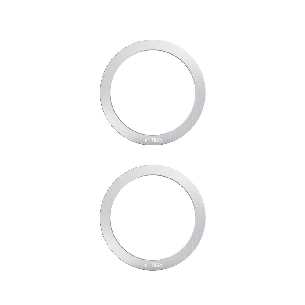 Tech-Protect MMP-110 Magnetisk MagSafe Ring - Sølv / Sølv