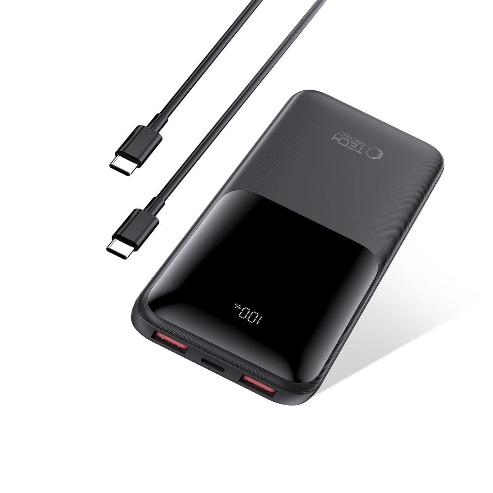 Tech-Protect Powerbank 10000mAh 22.5W - Sort