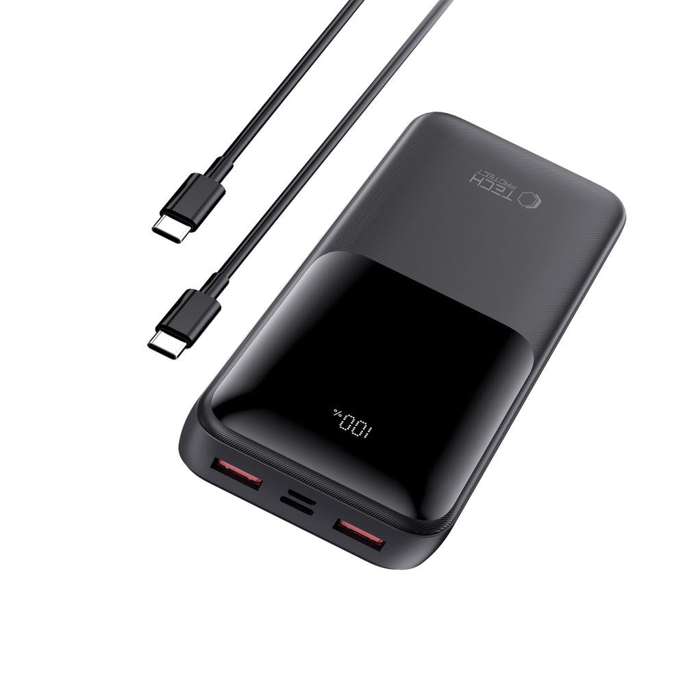 Tech-Protect Powerbank 20000mAh 22.5W - Sort