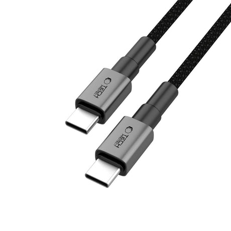Tech-Protect Ultraboost DNA PD 100W/5A USB-C til USB-C Kabel 50 cm - Sort / Mørkegrå
