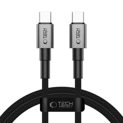 Tech-Protect Ultraboost DNA PD 100W/5A USB-C til USB-C Kabel 1m - Sort / Mørkegrå