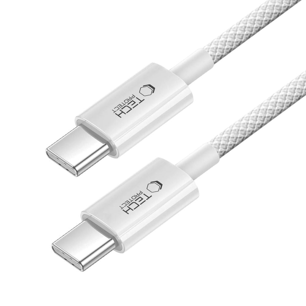 Tech-Protect Ultraboost Lite 60W / 3A USB-C til USB-C Kabel 1m - Grå