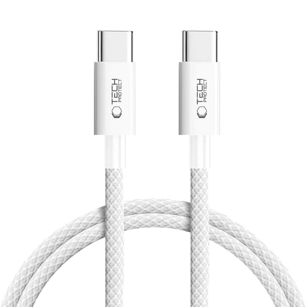 Tech-Protect Ultraboost Lite 60W / 3A USB-C til USB-C Kabel 1m - Grå