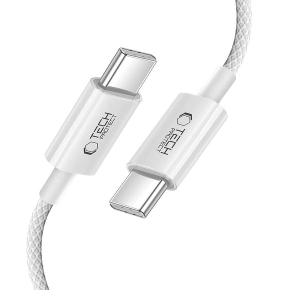 Tech-Protect Ultraboost Lite 60W / 3A USB-C til USB-C Kabel 2m - Grå