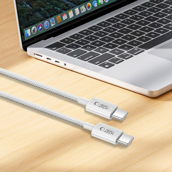 Tech-Protect Ultraboost Lite 60W / 3A USB-C til USB-C Kabel 2m - Grå