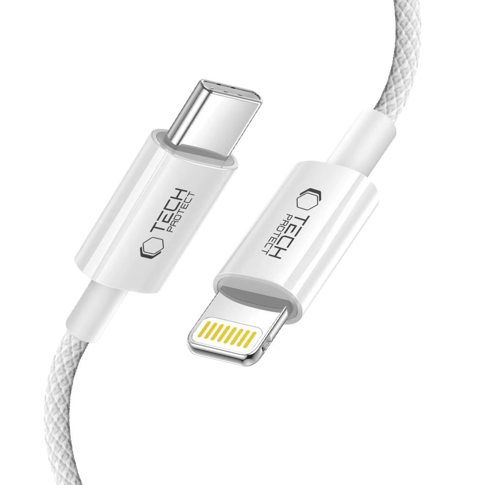 Tech-Protect Ultraboost Lite 27W / 3A Lightning til USB-C Kabel 2m - Grå