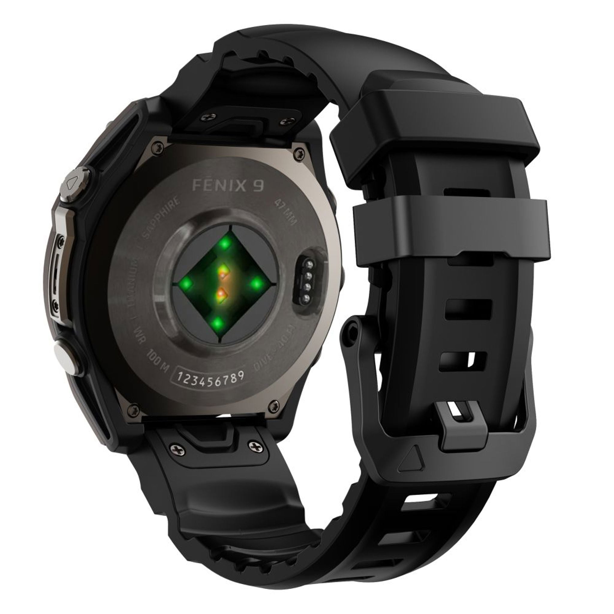 Universal Garmin 22mm QuickFit Tech-Protect Motion Urrem - Sort