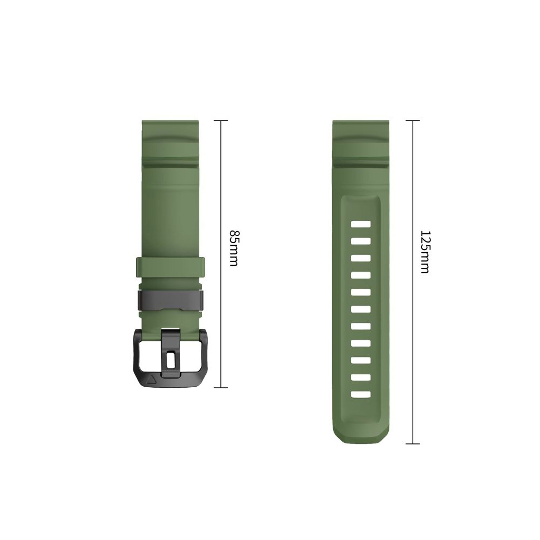 Universal Garmin 22mm QuickFit Tech-Protect Motion Urrem - Grøn