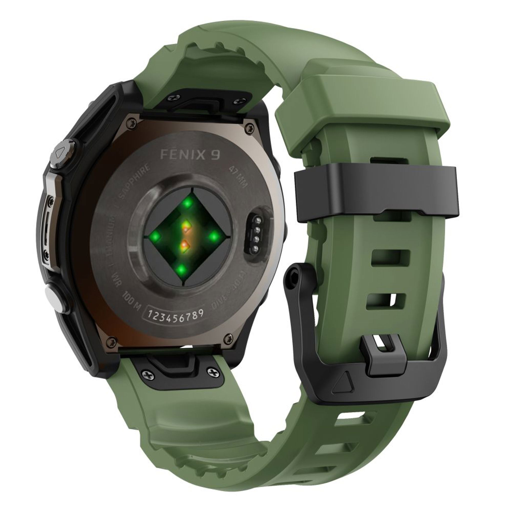 Universal Garmin 26mm QuickFit Tech-Protect Motion Urrem - Grøn