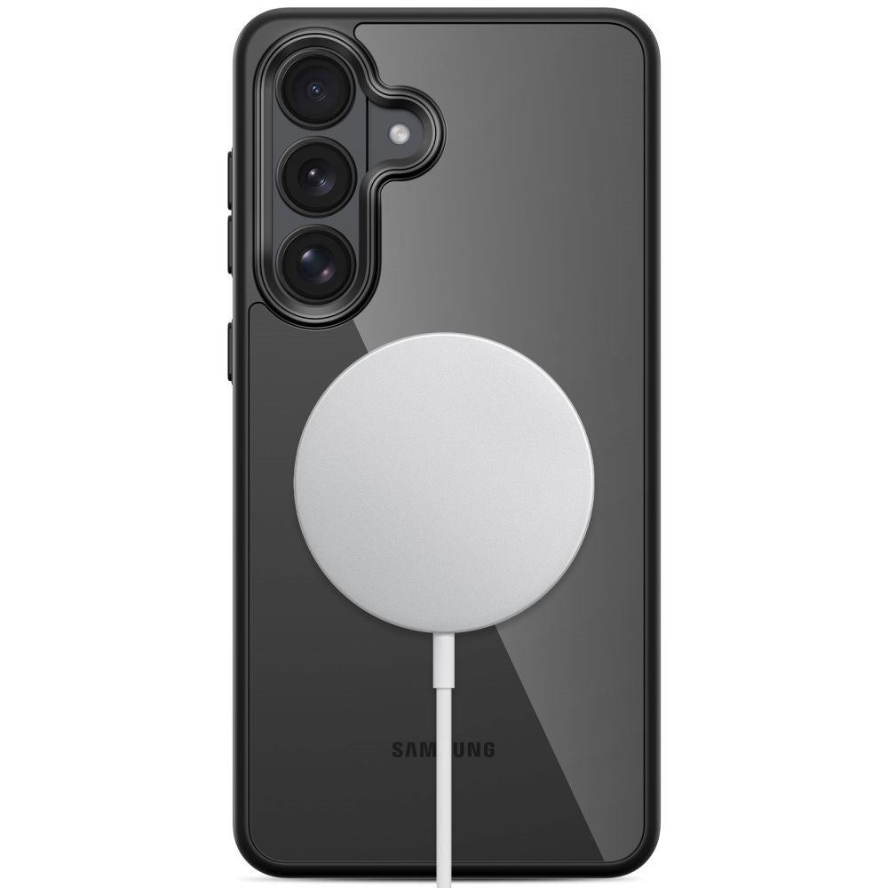 Samsung Galaxy S26 Tech-Protect MagMat Cover - MagSafe Kompatibel - Gennemsigtig / Sort