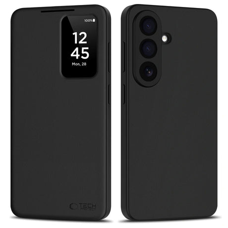 Samsung Galaxy S26 Tech-Protect Smart Wallet Flip Cover - Sort