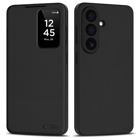 Samsung Galaxy S26 Tech-Protect Smart Wallet Flip Cover - Sort