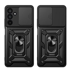 Samsung Galaxy A57 Tech-Protect Camshield m. Magnetisk Fingerring & Ståfunktion - Sort