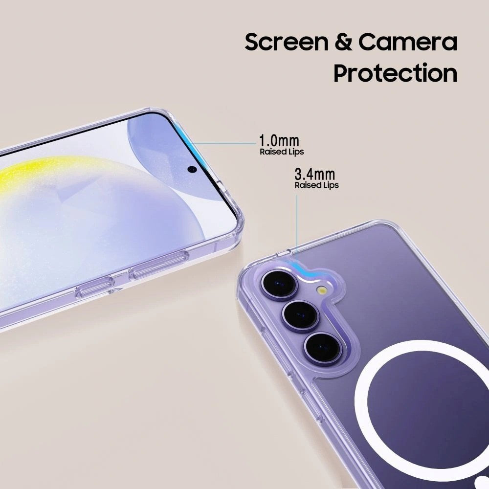 Samsung Galaxy A57 Tech-Protect Flexair Hybrid Cover - MagSafe Kompatibel - Gennemsigtig