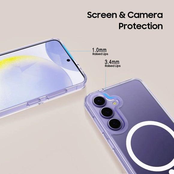 Samsung Galaxy A57 Tech-Protect Flexair Hybrid Cover - MagSafe Kompatibel - Gennemsigtig