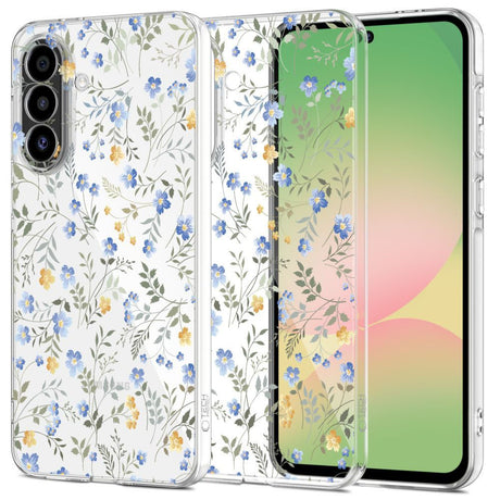 Samsung Galaxy A57 Tech-Protect FlexAir Fleksibelt Plastik Cover - Blomst