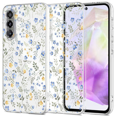 Samsung Galaxy A37 Tech-Protect FlexAir Fleksibelt Plastik Cover - Blomst