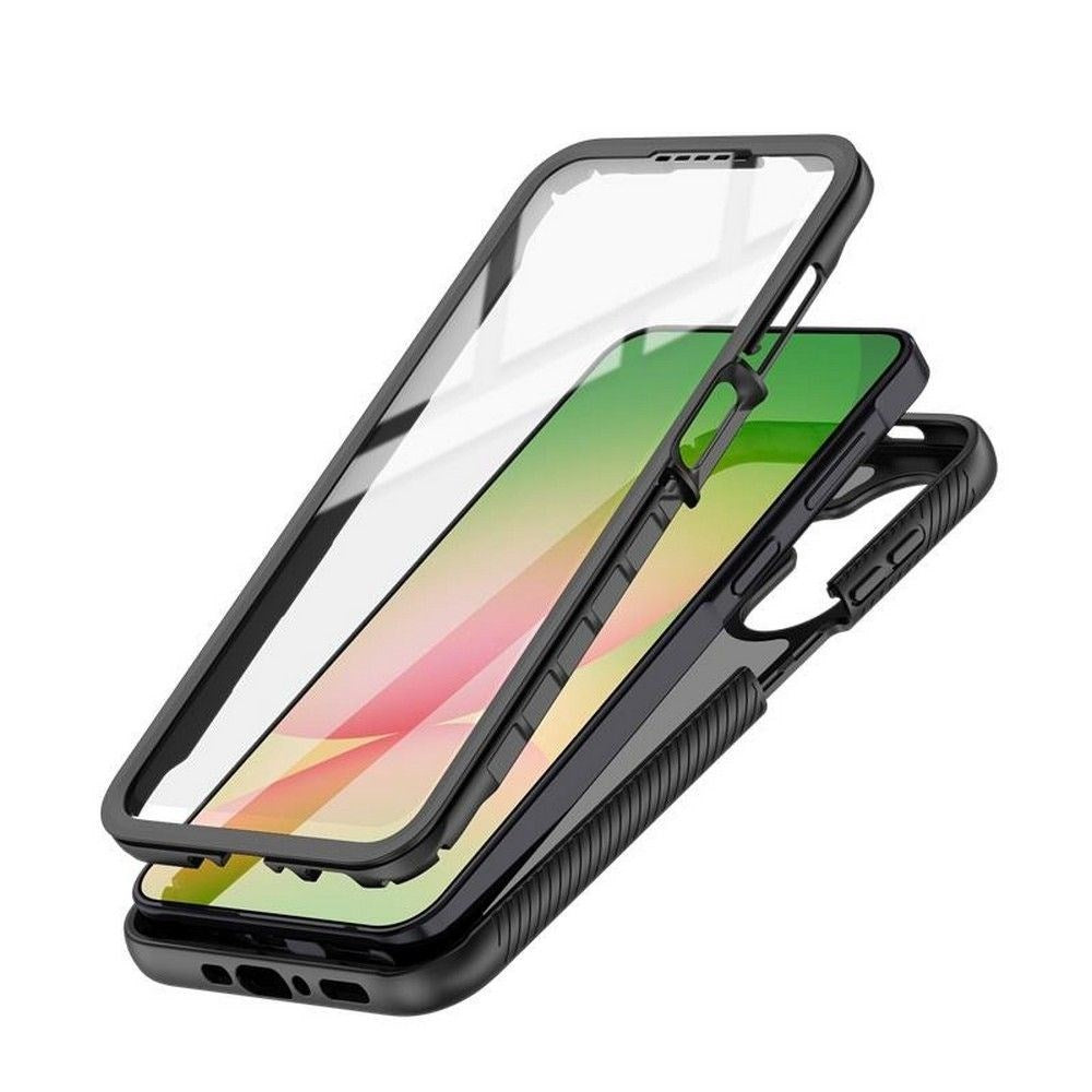 Samsung Galaxy A27 / A37 / A36 / A56 Tech-Protect Defense Cover m. Skærmbeskyttelse - Mat Sort
