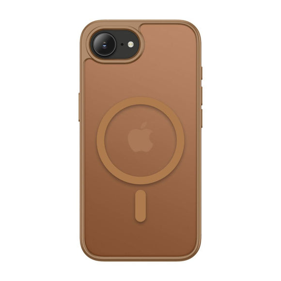 iPhone 17e / 16e Tech-Protect BasicMag Hybrid Cover - MagSafe Kompatibel - Mat Brun
