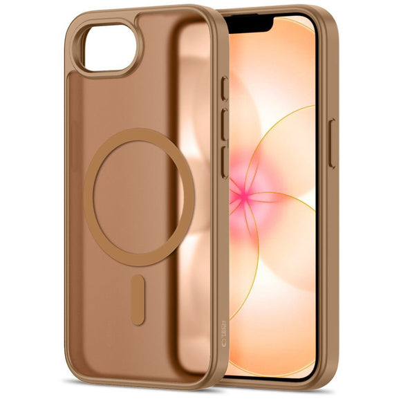 iPhone 17e / 16e Tech-Protect BasicMag Hybrid Cover - MagSafe Kompatibel - Mat Brun