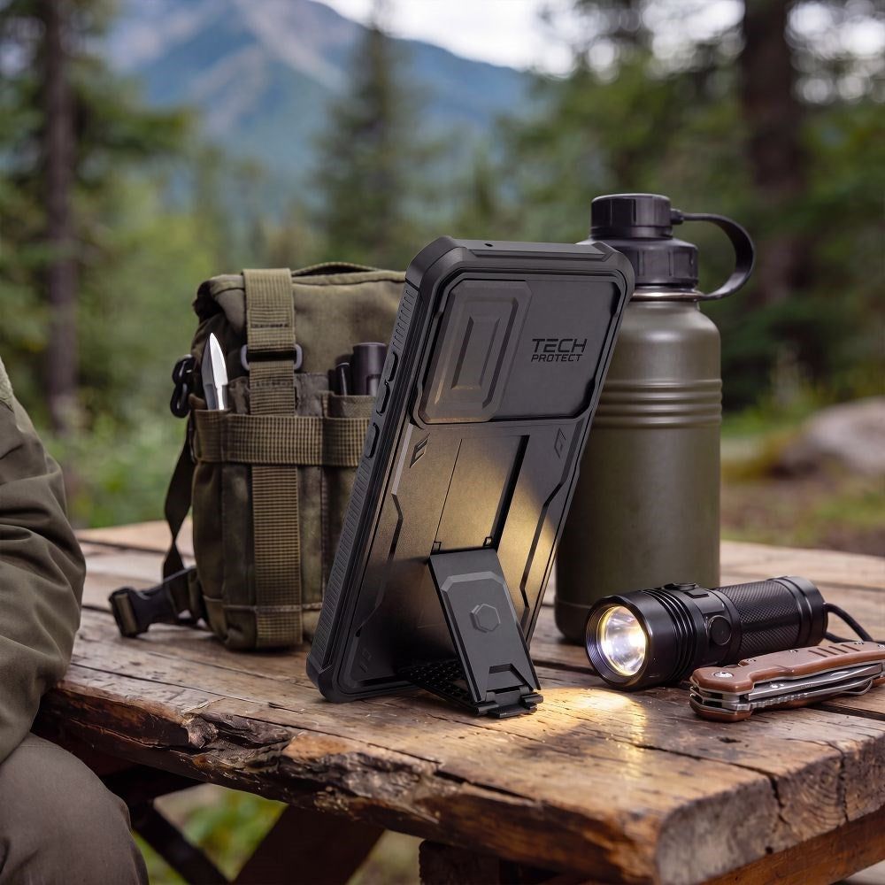 Samsung Galaxy A27 Tech-Protect Kevlar Cam+ Håndværker Cover - Sort