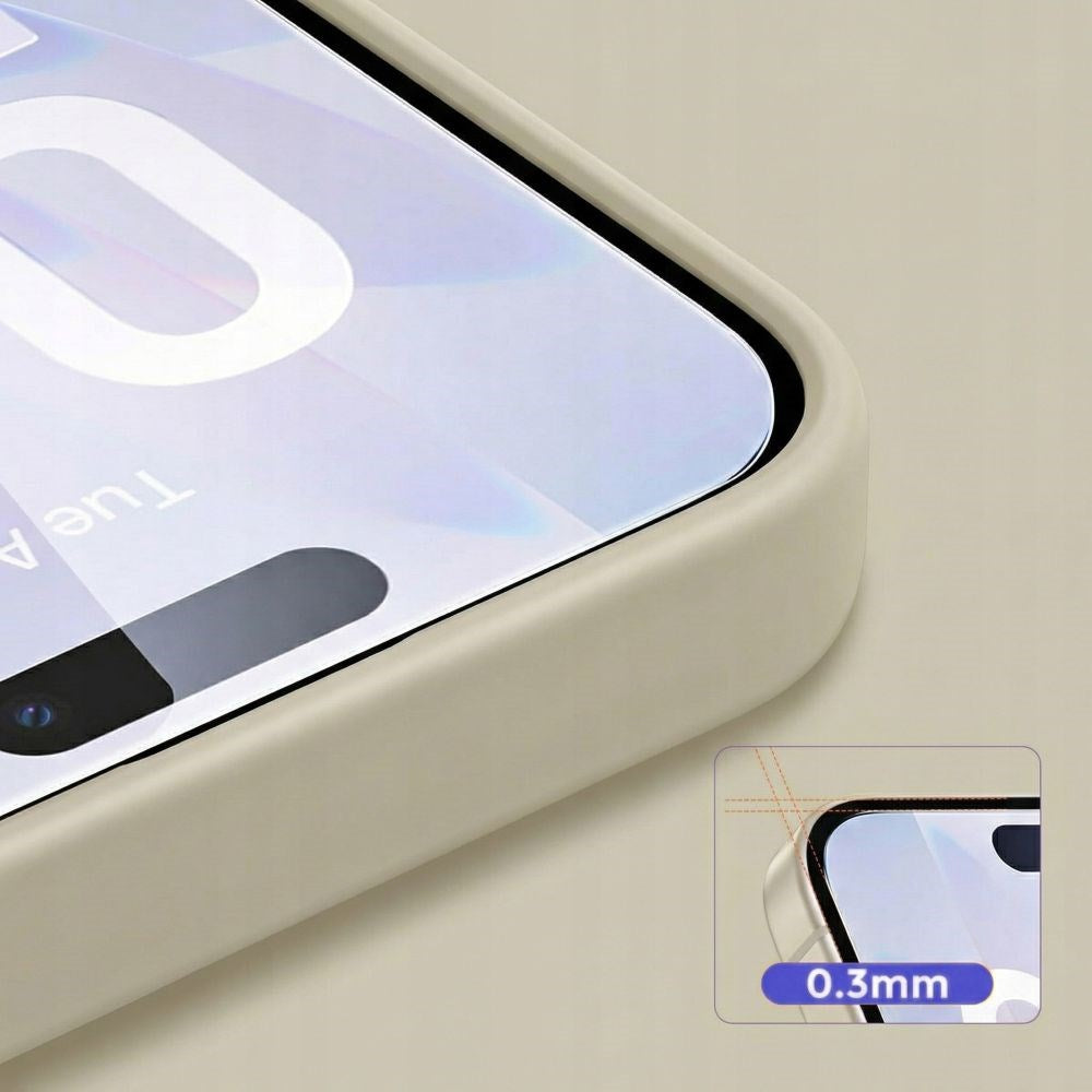 Google Pixel 10a / 9a Tech-Protect Glass Fit+ Hærdet Skærmbeskyttelsesglas - 2 stk - Gennemsigtig / Sort Kant