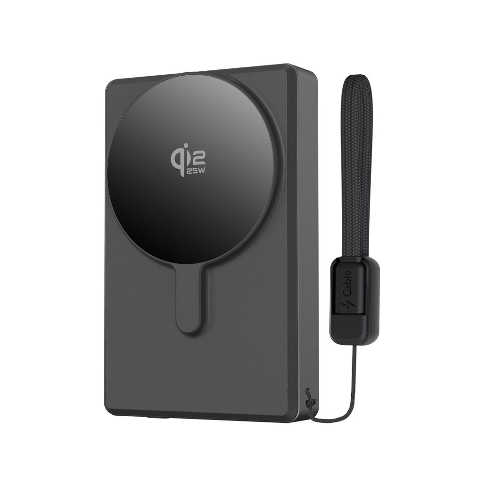 Tech-Protect PB40 LifeMag 25W PowerBank 10.000mAh - MagSafe / Qi2 Kompatibel - Sort