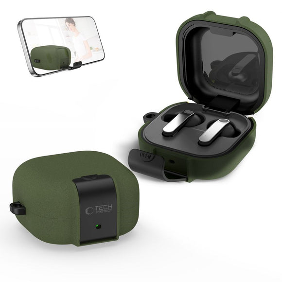 Samsung Galaxy Buds 4 / 4 Pro Tech-Protect Slim Hook Cover - Grøn