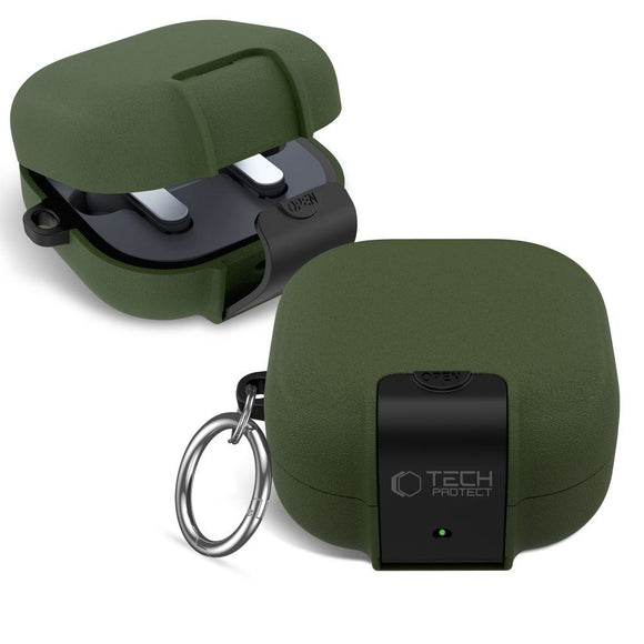 Samsung Galaxy Buds 4 / 4 Pro Tech-Protect Slim Hook Cover - Grøn