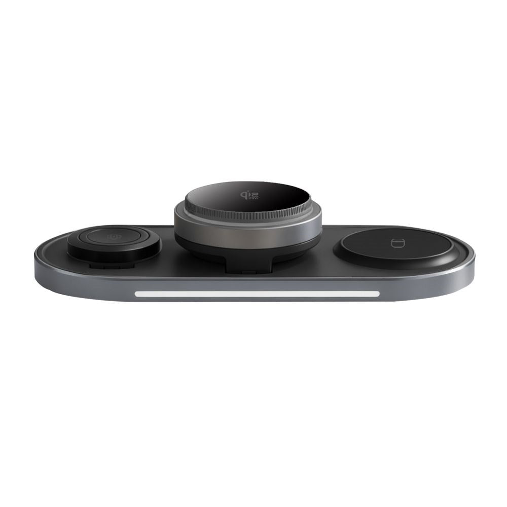 Tech-Protect A51 ARCTICBOOST 3-i-1 Trådløs Oplader 25W - MagSafe / Qi2 Kompatibel - Sort