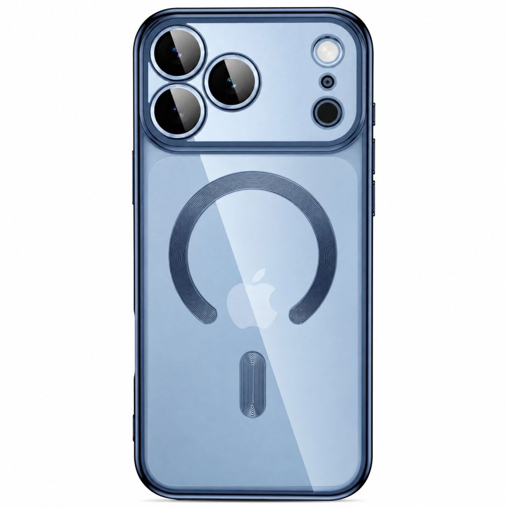 iPhone 18 Pro / 17 Pro Tech-Protect MagFlex Cover - MagSafe Kompatibel - Blå / Gennemsigtig