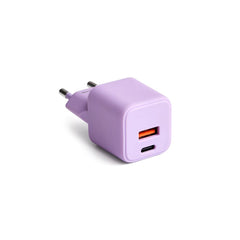 Colorum 30W Vægoplader m. 1x USB-A & 1x USB-C - Lavender