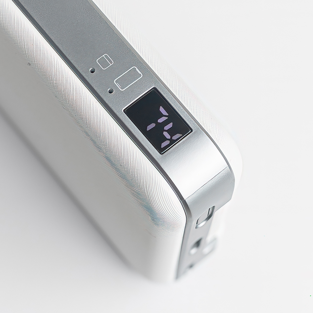 Forever MATB-300 3-i-1 Magnetisk Trådløs PowerBank - 10.000 mAh - MagSafe Kompatibel - Hvid