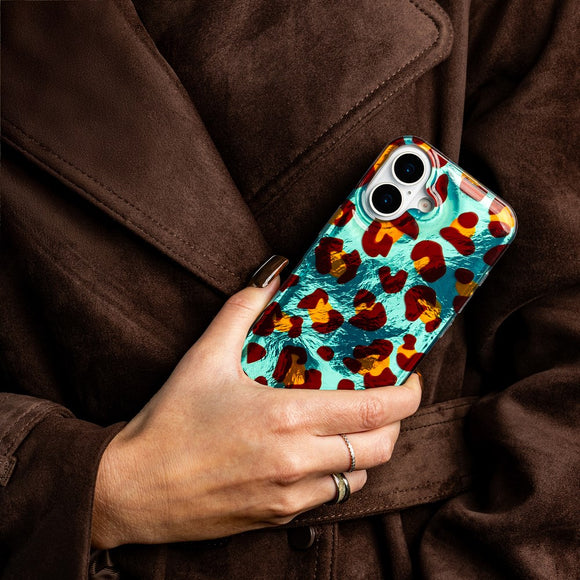 iPhone 15 Fleksibelt Plastik Cover - Gepard