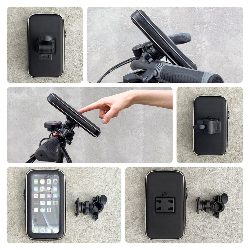 Wozinsky WBHBK7 Mobilholder til Cykel / Motorcykel - Sort