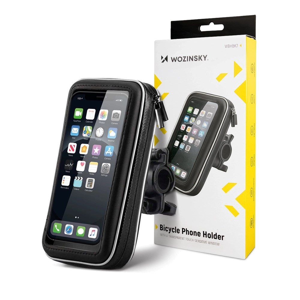 Wozinsky WBHBK7 Mobilholder til Cykel / Motorcykel - Sort