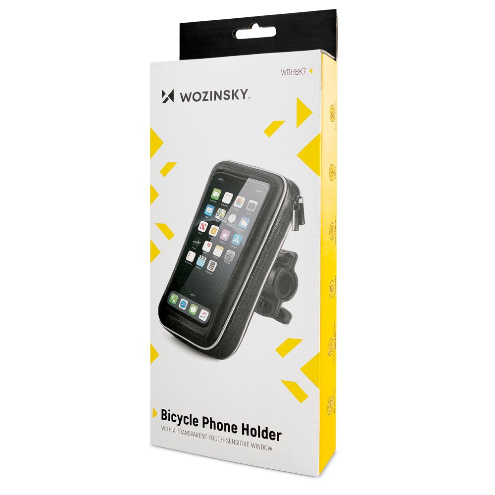 Wozinsky WBHBK7 Mobilholder til Cykel / Motorcykel - Sort