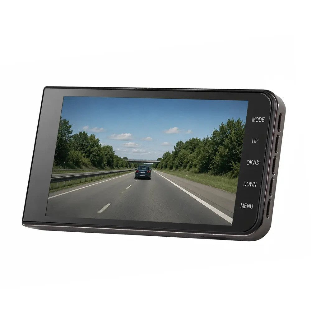 DVR979G Dashcam til Bil med Bakkamera Hurtel - Beige