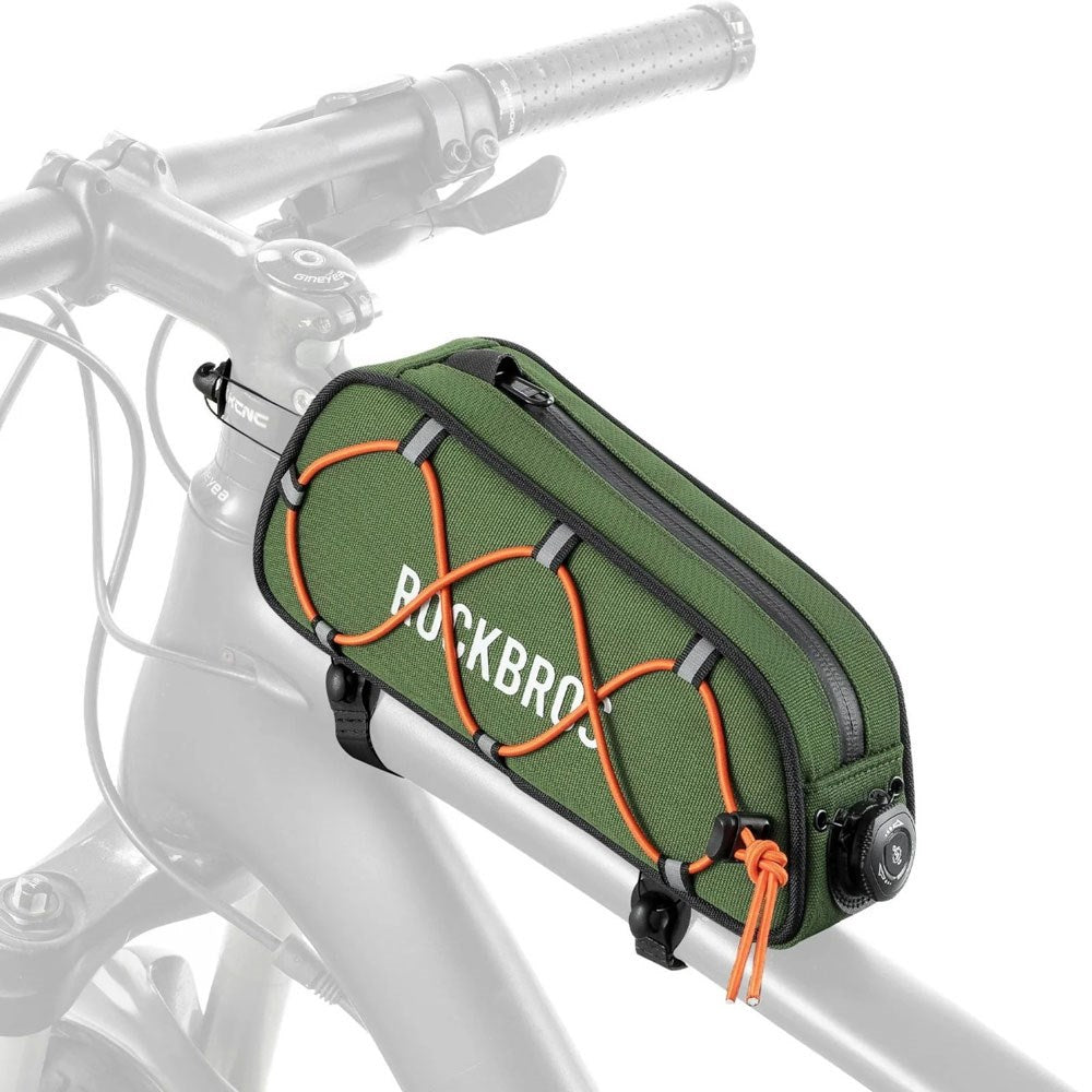 Rockbros Cykeltaske til Cykelstel - 0.7L - Grøn