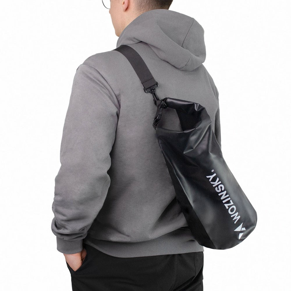 Wozinsky Vandtæt Taske m. Strop - 10L - Sort