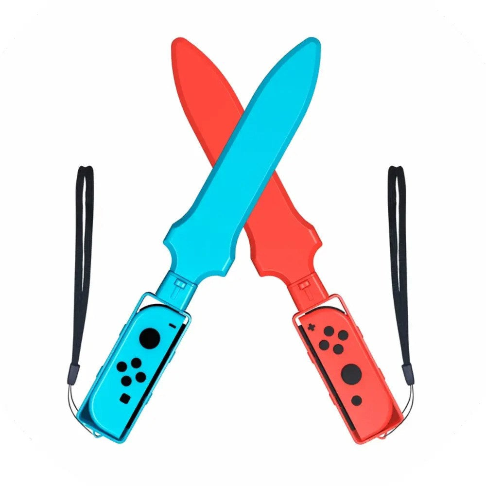 Nintendo Switch Hurtel Sportssæt 10-i-1 - Familiepakke - Rød / Blå