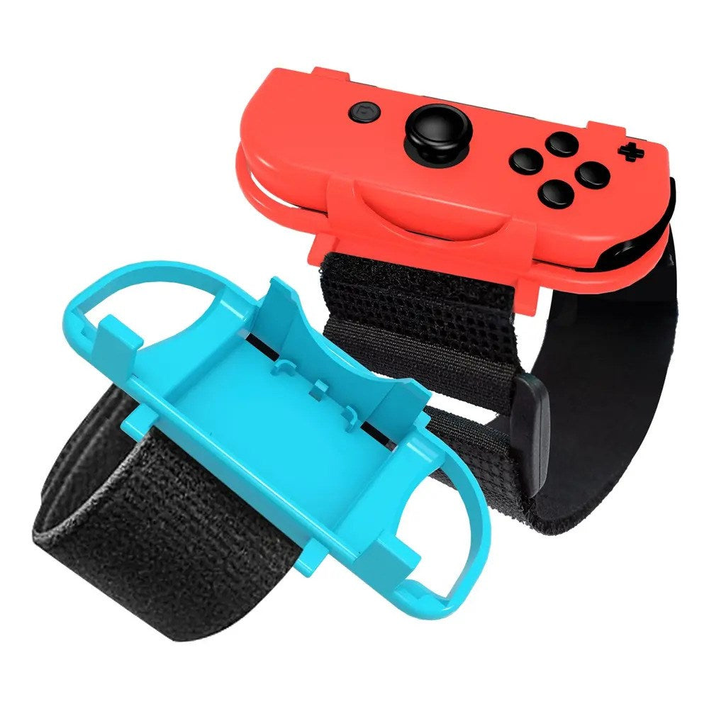 Nintendo Switch Hurtel Sportssæt 10-i-1 - Familiepakke - Rød / Blå