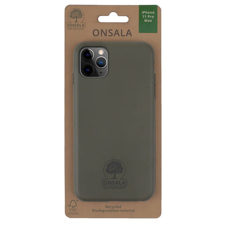 iPhone 11 Pro Max Onsala Eco Cover - Nedbrydeligt Bagside Cover - Grøn