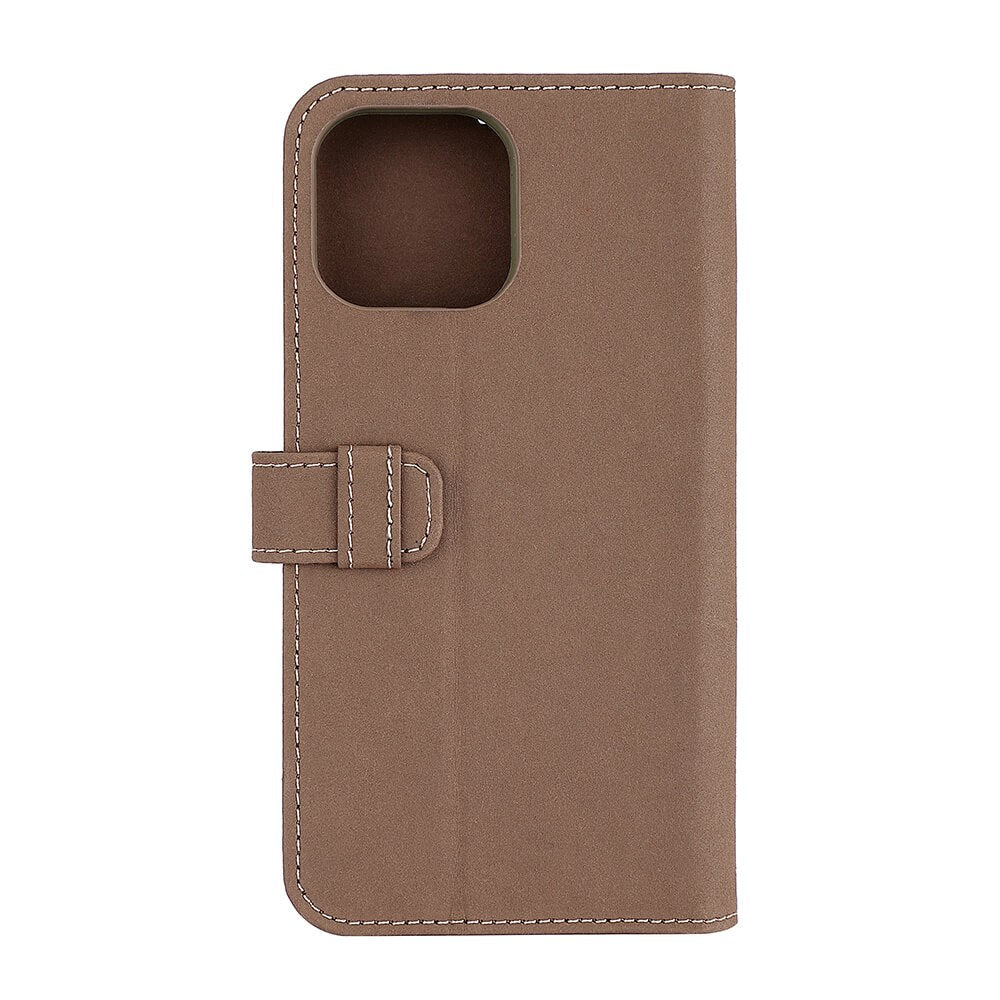 iPhone 13 Pro Max Onsala Eco Wallet - Nedbrydeligt Flip Cover m. Pung - Brun