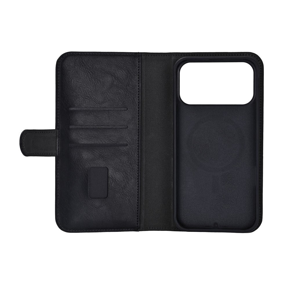 iPhone 17 Pro Max GEAR 2-i-1 Flip Cover - MagSafe Kompatibel - Sort