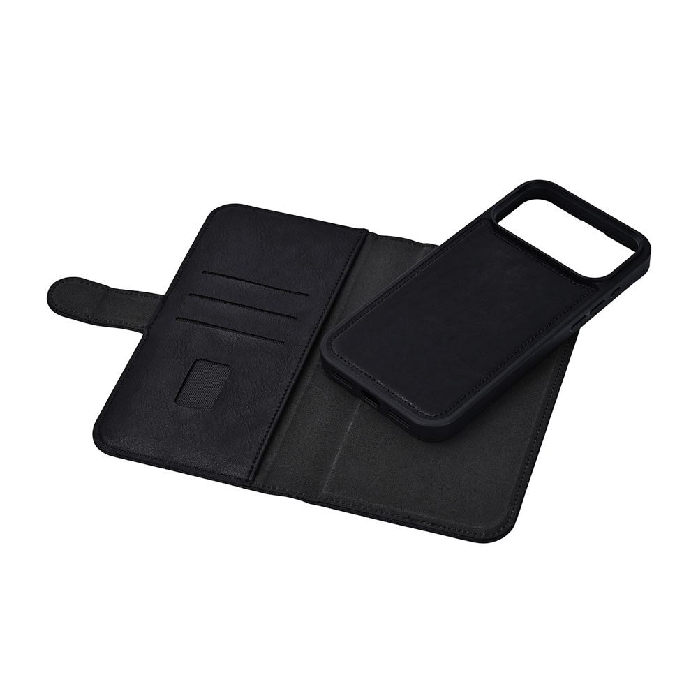iPhone 17 Pro Max GEAR 2-i-1 Flip Cover - MagSafe Kompatibel - Sort