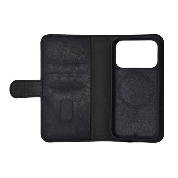 iPhone 17 Pro GEAR 2-i-1 Flip Cover - MagSafe Kompatibel - Sort